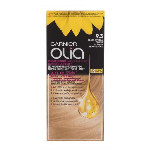 Garnier Olia 50 g olejová permanentná farba na vlasy pre ženy 9,3 Golden Light Blonde