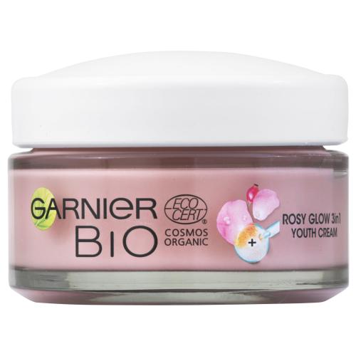 Garnier Bio Rosy Glow denný krém 3v1 50 ml