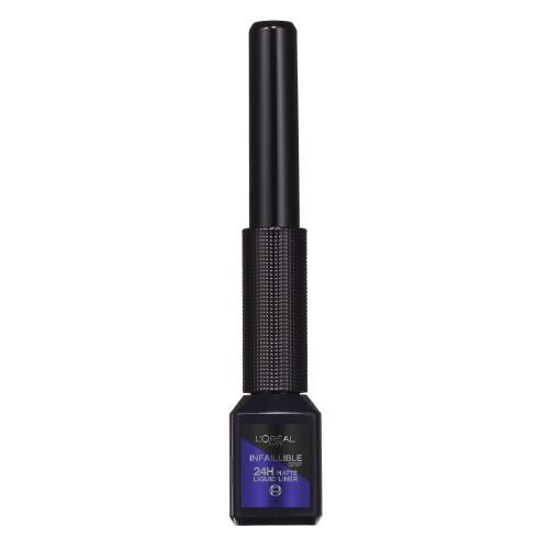L'Oréal Paris Infaillible Grip 24H Matte Liquid Liner 3 ml očná linka pre ženy 02 Blue tekuté linky