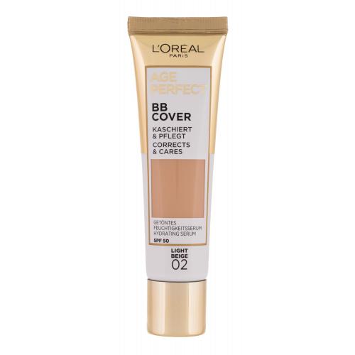 L'Oréal Paris Age Perfect BB Cover 30 ml bb krém pre ženy 02 Light Beige