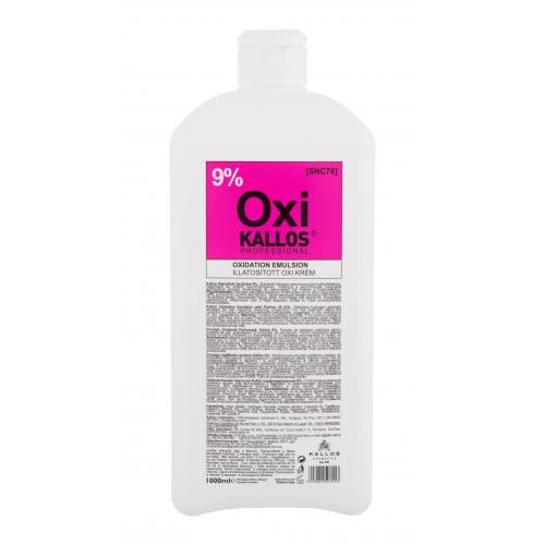 Kallos Cosmetics Oxi 9% 1000 ml farba na vlasy pre ženy na farbené vlasy
