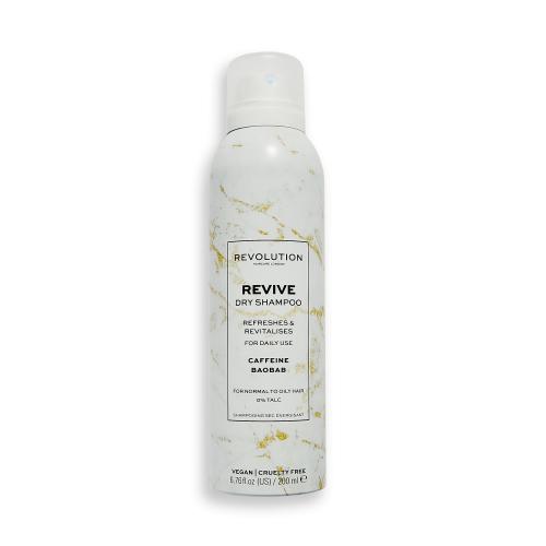 Revolution Haircare Dry Shampoo Revive osviežujúci suchý šampón s kofeínom 200 ml