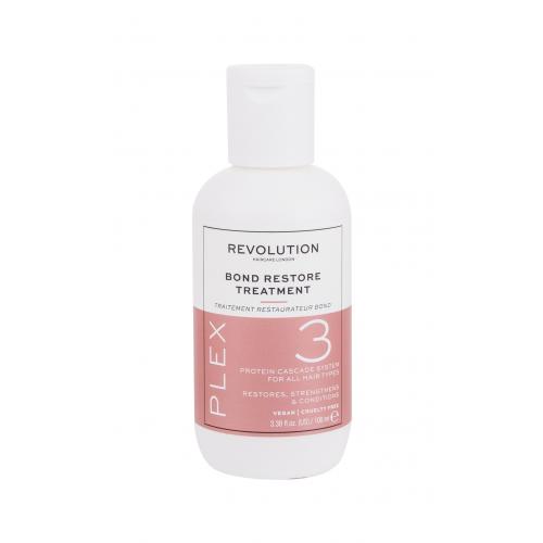 Revolution Haircare Plex No.3 Bond Restore Treatment intenzívna vlasová kúra pre suché a poškodené vlasy 100 ml