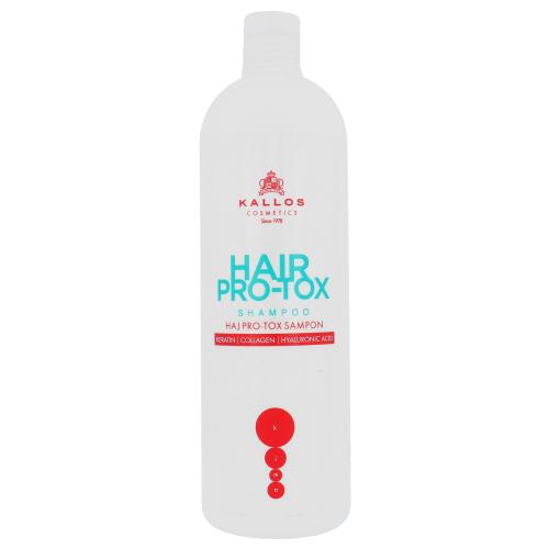 Kallos Cosmetics Hair Pro-Tox 1000 ml šampón pre ženy na poškodené vlasy; na šedivé vlasy