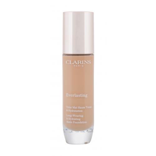 Clarins Dlhotrvajúci hydratačný make-up s matným efektom Everlasting (Long-Wearing & Hydrating Matte Foundation ) 30 ml 110.5W