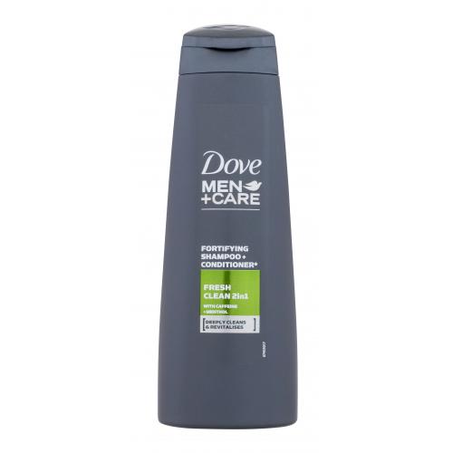 Dove Men + Care Fresh Clean 2in1 250 ml šampón pre mužov na všetky typy vlasov; na lámavé vlasy