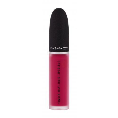 MAC Cosmetics Powder Kiss Liquid Lipcolour matný tekutý rúž odtieň Billion $ Smile 5 ml
