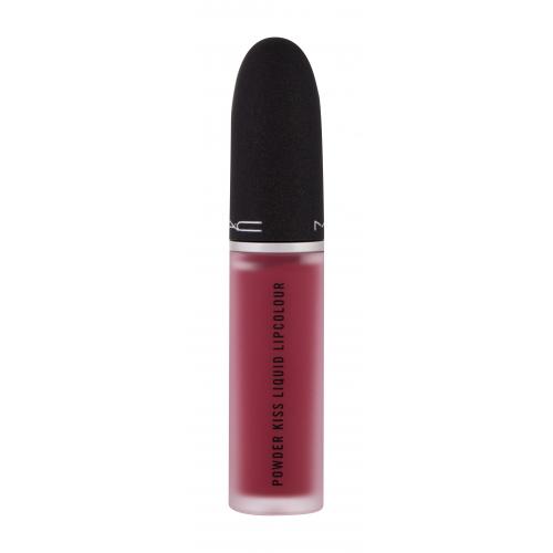 MAC Cosmetics Powder Kiss Liquid Lipcolour matný tekutý rúž odtieň A Little Tamed 5 ml