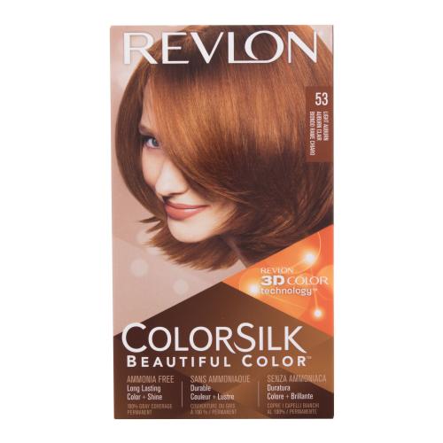 Revlon Colorsilk Beautiful Color farba na vlasy darčeková sada 53 Light Auburn