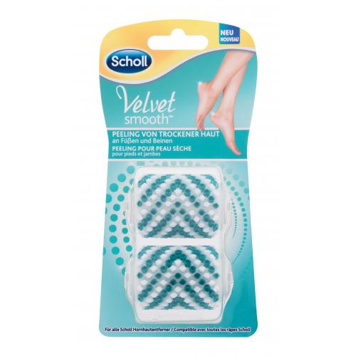 Scholl Velvet Smooth™ Exfoliation Roller For Dry Skin 2 ks náhradné rotačné hlavice na peeling suchej pokožky nôh pre ženy