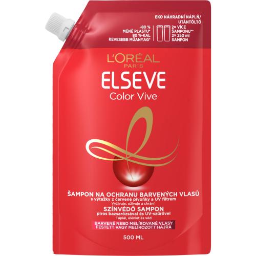 L’Oréal Paris Elseve Color-Vive šampón pre farbené vlasy náhradná náplň 500 ml