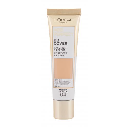 L'Oréal Paris Age Perfect BB Cover 30 ml bb krém pre ženy 04 Medium Vanilla