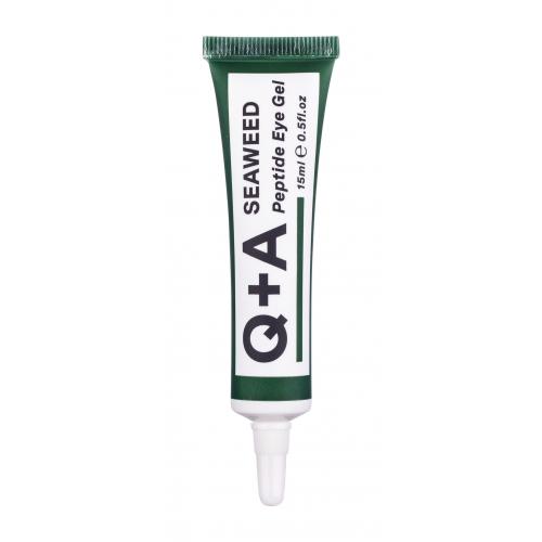 Q+A Seaweed Peptide rozjasňujúci očný gél s peptidmi 15 ml