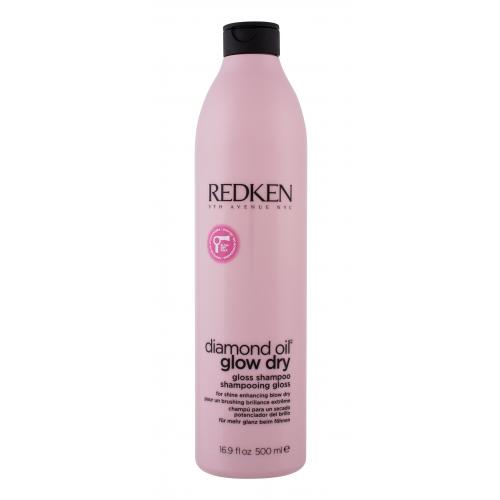 Redken Diamond Oil Glow Dry 500 ml šampón pre lesk vlasov pre ženy