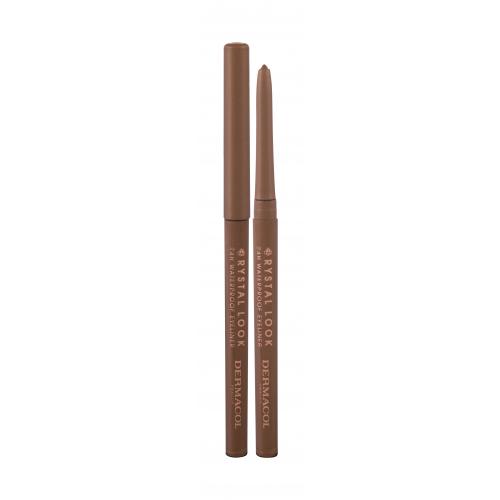 Dermacol Crystal Look automatická ceruzka na oči odtieň 01 Bronze 4,5 g