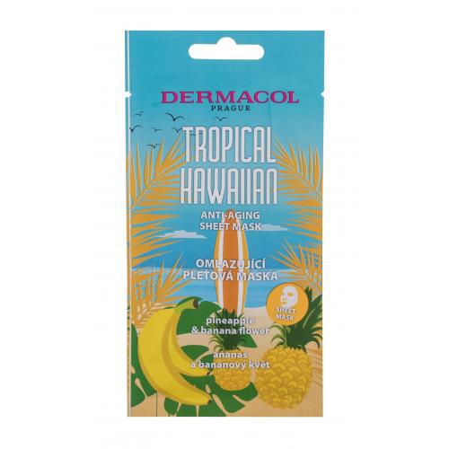 Dermacol Tropical Hawaiian plátenná maska s omladzujúcim účinkom 23 g