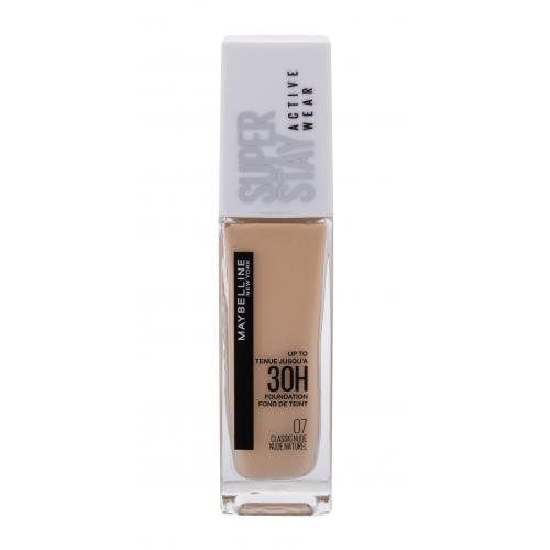 MAYBELLINE NEW YORK SuperStay Active Wear dlhotrvajúci make-up pre plné krytie odtieň 07 Classic Nude 30 ml