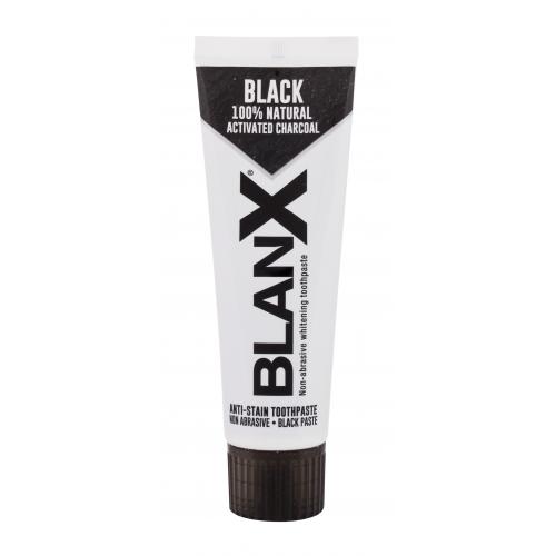 BlanX Black 75 ml zubná pasta unisex poškodená krabička