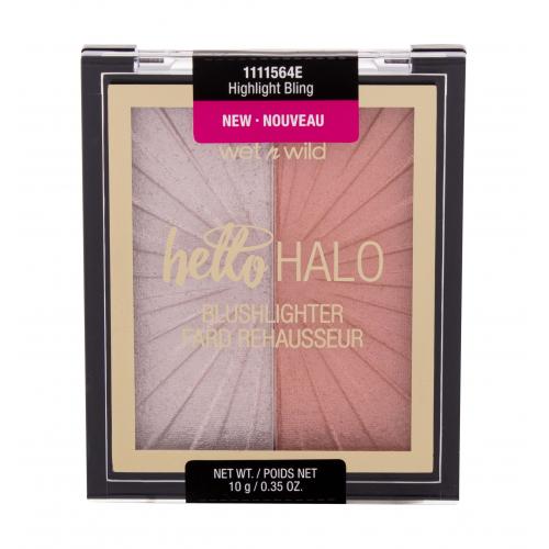 Wet n Wild MegaGlo Hello Halo 10 g kontúrovacia paletky pre ženy Highlight Bling