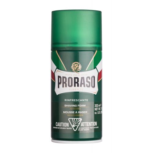 PRORASO Green Shaving Foam 300 ml pena na holenie s mentolom a eukalyptom pre mužov