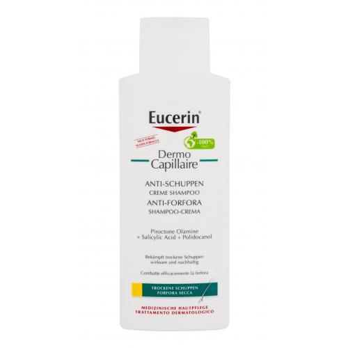 Eucerin DermoCapillaire Anti-Dandruff Creme 250 ml šampón pre ženy na šedivé vlasy; proti lupinám