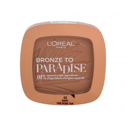 L'Oréal Paris Bronze To Paradise 9 g bronzer pre ženy 02 Baby One More Tan