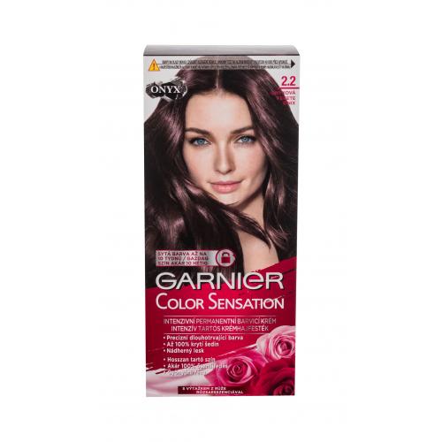 Garnier Color Sensation 40 ml permanentná farba na vlasy pre ženy 2,2 Onyx