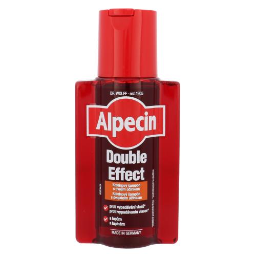 Alpecin Double Effect Caffeine 200 ml šampón pre mužov proti vypadávaniu vlasov; proti lupinám