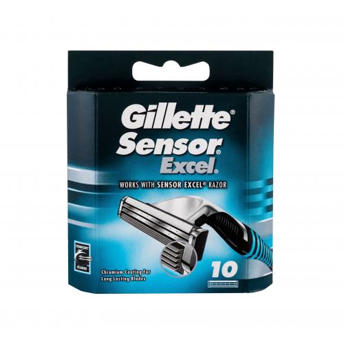 Gillette Sensor Excel náhradné ostrie náhradná britva 10 ks pre mužov