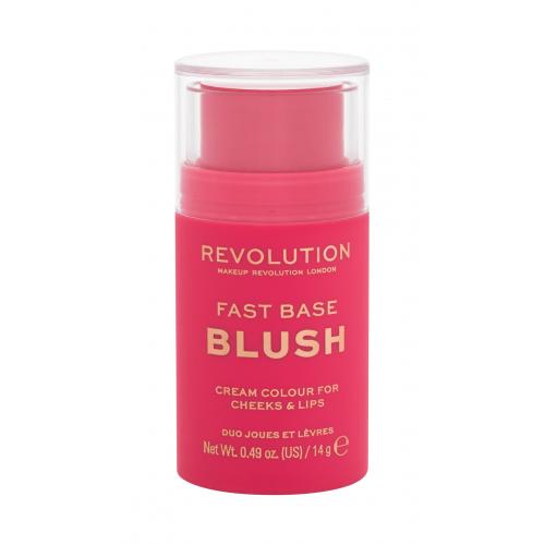 Makeup Revolution London Fast Base Blush 14 g lícenka pre ženy Rose