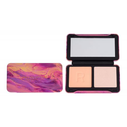 Makeup Revolution Neon Heat kontúrovacia paletka tváreniek odtieň Scorched Rose 5,6 g