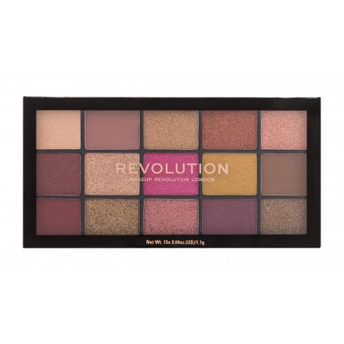 Makeup Revolution Reloaded paletka očných tieňov odtieň Prestige 15x1,1 g