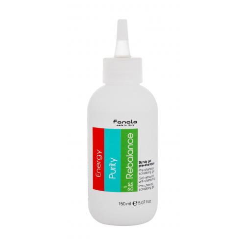Fanola Energy Purity Rebalance Scrub Gel Pre-Shampoo 150 ml peelingový gél proti lupinám pred použitím šampónu pre ženy