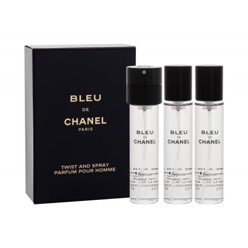 Chanel Bleu de Chanel 3x20 ml parfum Náplň pre mužov