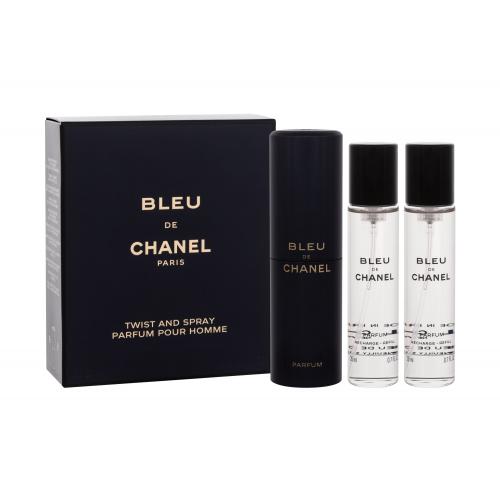 Chanel Bleu de Chanel 3x20 ml parfum Twist and Spray pre mužov