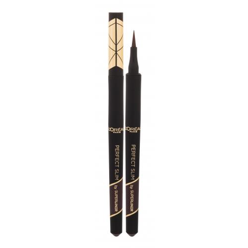 L'Oréal Paris Super Liner Perfect Slim Waterproof 0,28 g očná linka pre ženy 03 Brown fix v ceruzke