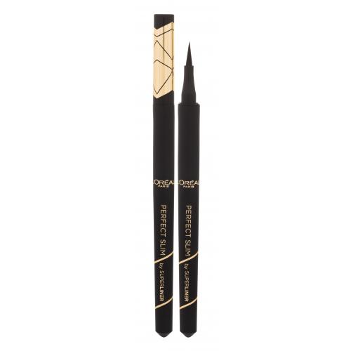 L'Oréal Paris Super Liner Perfect Slim Waterproof 0,28 g očná linka pre ženy 01 Intense Black fix v ceruzke