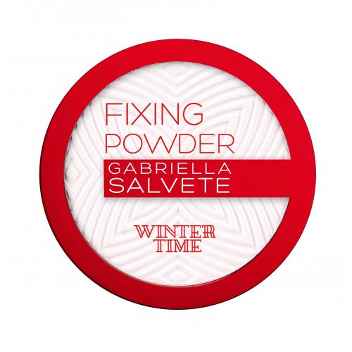Gabriella Salvete Winter Time Fixing Powder 9 g púder pre ženy Transparent
