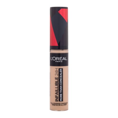 L’Oréal Paris Infaillible 24h More Than Concealer krycí korektor s matným efektom odtieň 329 Cashew / Warm Dore 11 ml