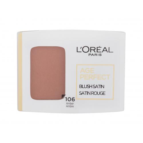 L'Oréal Paris Age Perfect Blush Satin 5 g lícenka pre ženy 106 Amber