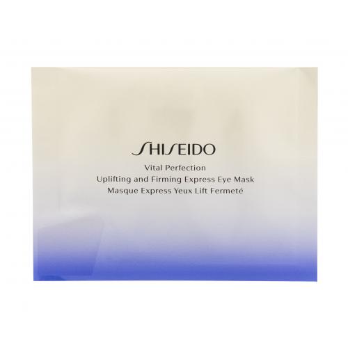 Shiseido Vital Perfection Uplifting & Firming Express Eye Mask 12 ks maska na oči pre ženy spevnenie a lifting pleti; na opuchy a kury pod očami