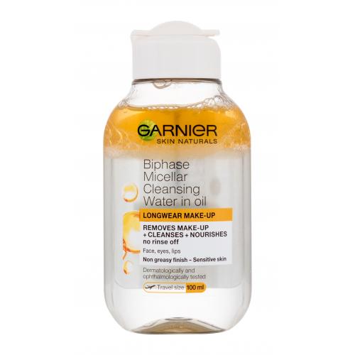 Garnier Skin Naturals Two-Phase Micellar Water All In One 100 ml micelárna voda pre ženy na zmiešanú pleť; na citlivú a podráždenú pleť