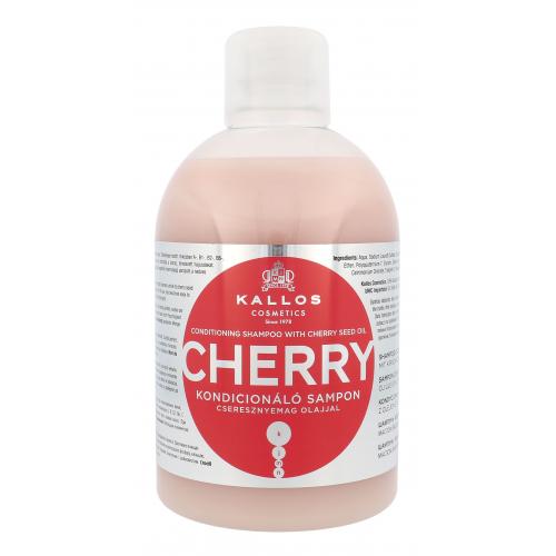 Kallos Cosmetics Cherry 1000 ml hydratačný šampón pre suché vlasy pre ženy