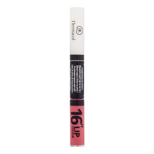 Dermacol 16H Lip Colour dlhotrvajúca dvojfázová farba a lesk na pery odtieň 01 4.8 g