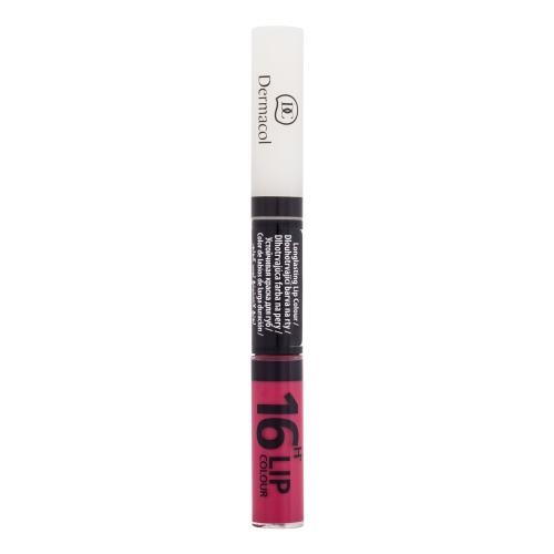 Dermacol 16H Lip Colour dlhotrvajúca dvojfázová farba a lesk na pery odtieň 08 4.8 g