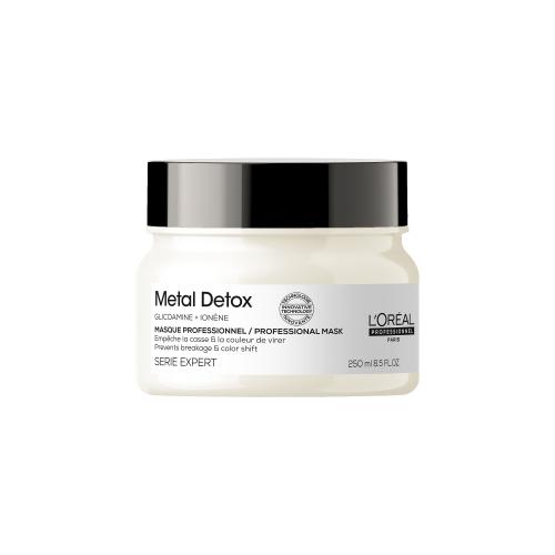 L'Oréal Professionnel Metal Detox Professional Mask 250 ml maska na vlasy pre ženy na farbené vlasy