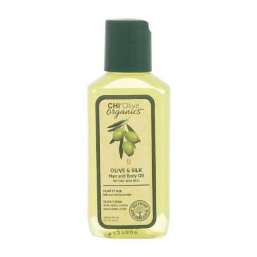 CHI Naturals with Olive Oil Olive & Silk Hair and Body Oil olej na vlasy a telo 59 ml