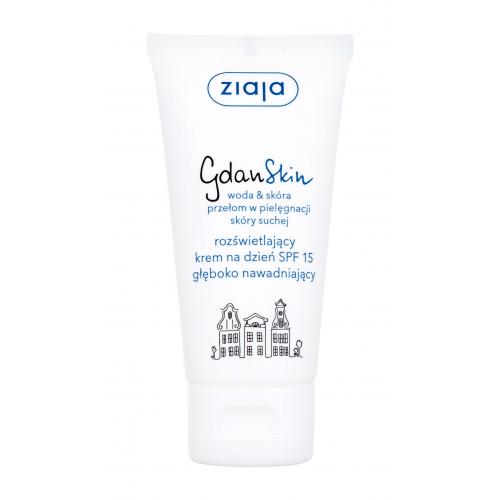 Ziaja GdanSkin Day Cream SPF15 50 ml denný pleťový krém pre ženy poškodená krabička na zmiešanú pleť; na rozjasnenie pleti; na dehydratovanu pleť