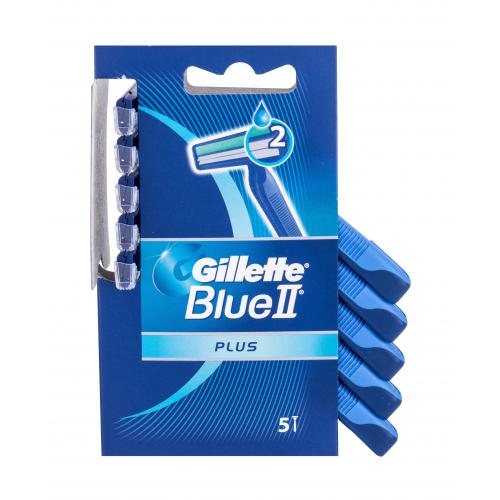 Gillette Blue II Plus 5 ks holiaci strojček pre mužov
