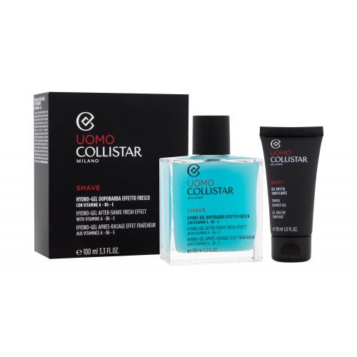 Collistar Uomo Hydro-Gel After-Shave darčeková kazeta gél po holení Hydro-Gel After-Shave 100 ml + sprchovací gél Toning Shower Gel 30 ml